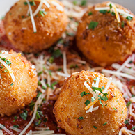 Bacon & Cheese Risotto Ball