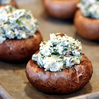 Mini Stuffed Mushroom